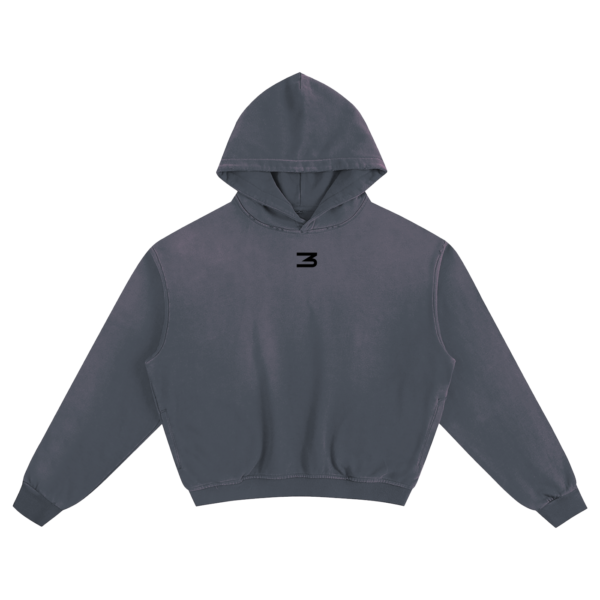 '3' - Cropped hoodie